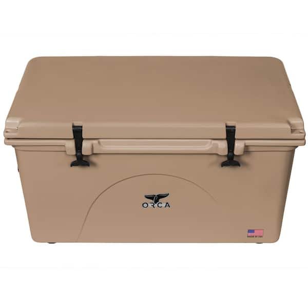 ORCA 140 Quart Cooler with maximum ice retention and premium rotomolded construction