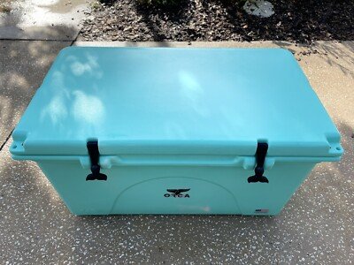 ORCA 58 Quart Cooler with rotomolded construction and premium features