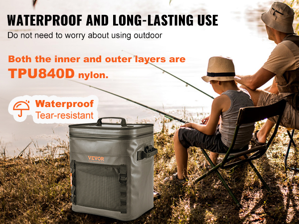 ORCA Soft Cooler with shoulder strap and multiple pockets for outdoor adventures